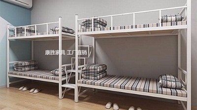 宿舍连体铁床多少钱一套